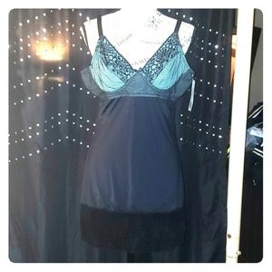 Black/blue Lingerie Dress